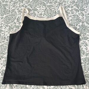 lululemon athletica Black and Cream Camisole